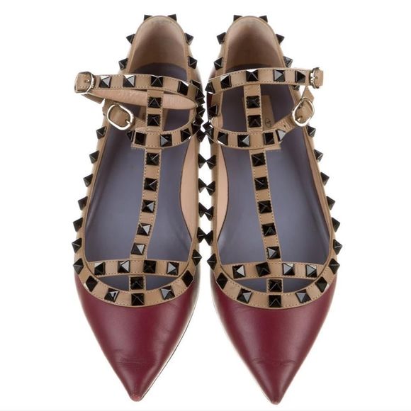 Authentic genuine Valentino Rockstud flat - Picture 1 of 10